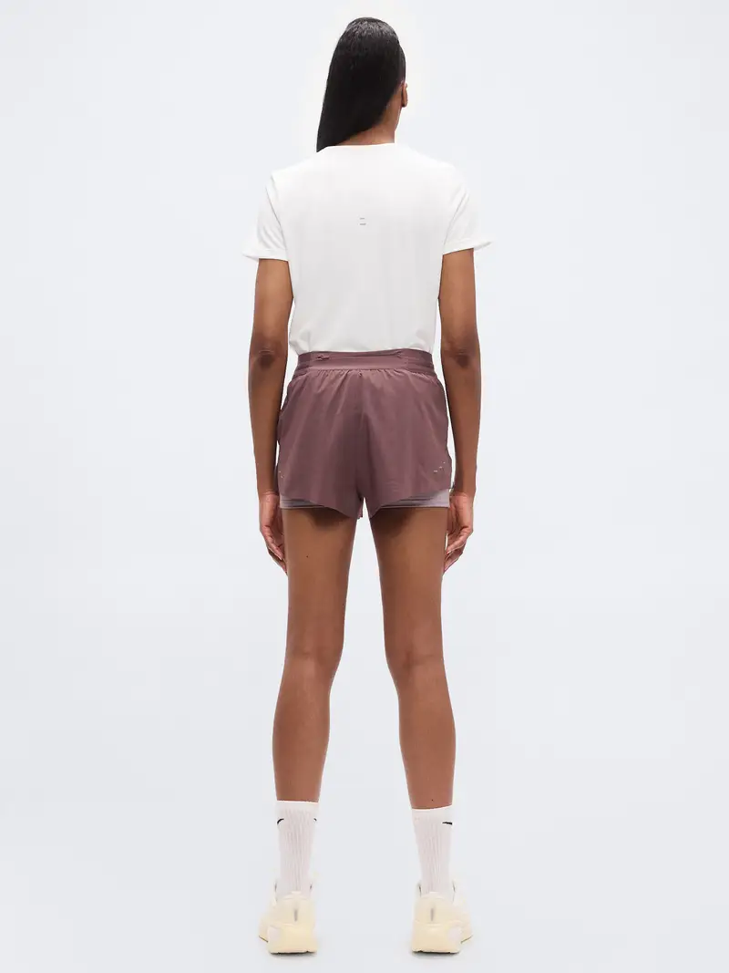 Pantaloni sportivi SWIFT rosso scuro miniatura 3