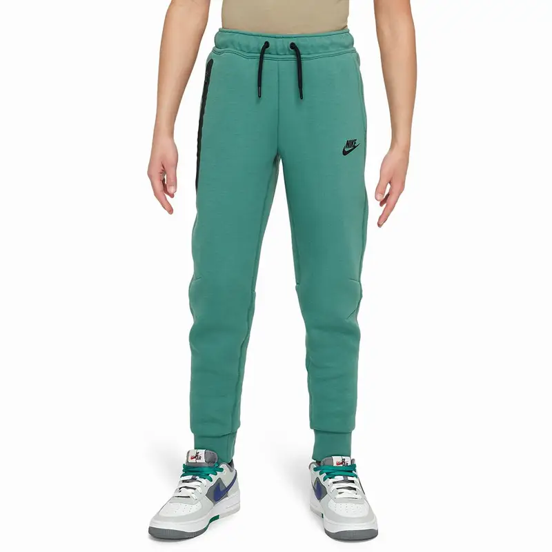 Pantaloni Tech Fleece Verde Bambino S - Ragazzo