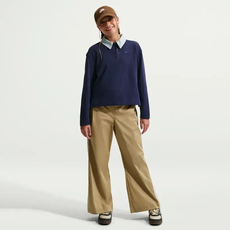 Pantaloni tessuti per ragazza Nike Collection Beige