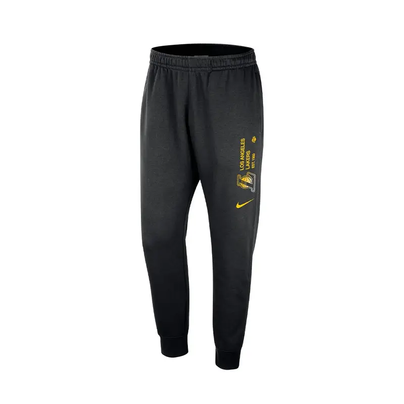 Pantaloni Tuta Nba Lakers Club Nero Uomo M