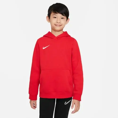 Nike Park 20, Felpa con Cappuccio Bambino, Universita 'Rosso/Bianco, S miniatura 2