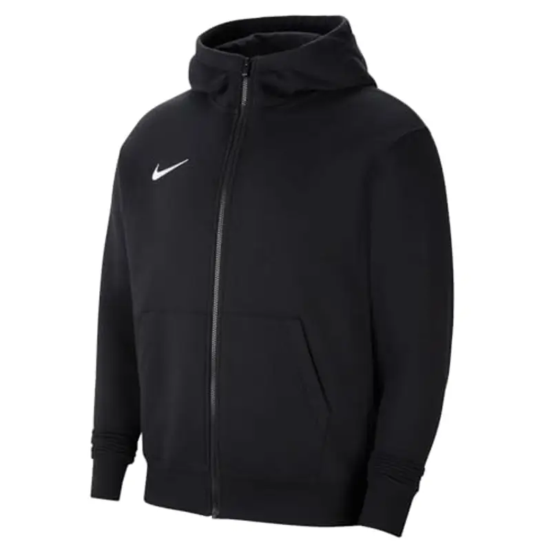 Nike Park 20 Felpa con Cappuccio E Zip Unisex Bambini e Ragazzi, Nero/Bianco, S