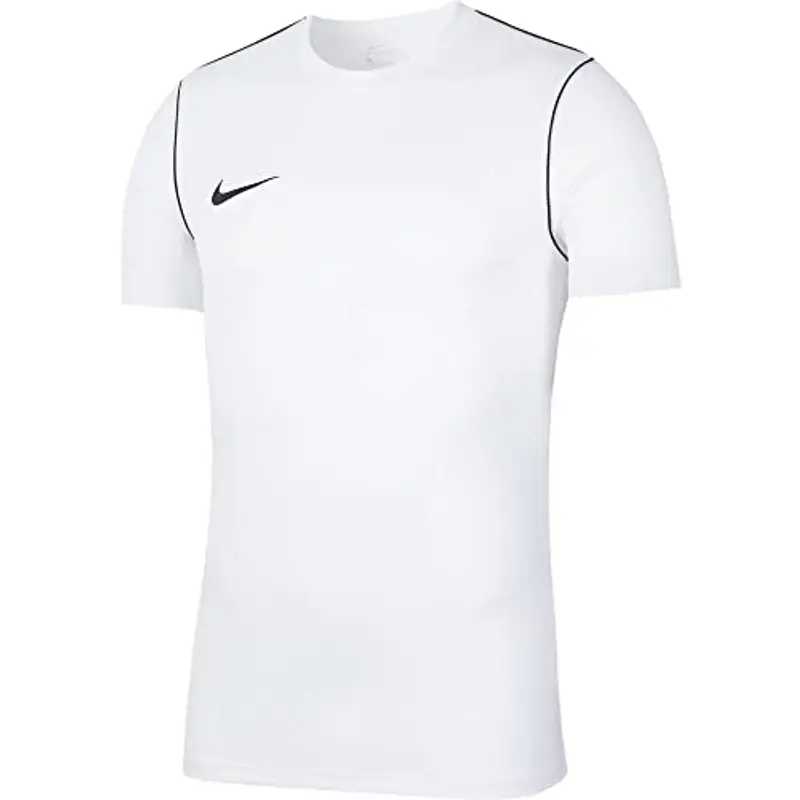 Nike Park 20, Maglia Manica Corta Bambino, Bianco/Nero/Nero, 14-15 Anni