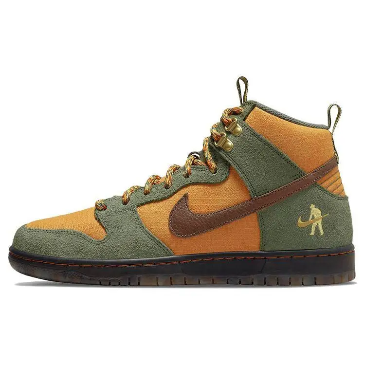 Pass~Port x Nike Dunk High SB Workboot Sneakers Unisex Verde Carbonio-Verde Sidro DO6119-300 37 5