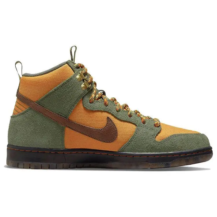 Pass~Port x Nike Dunk High SB Workboot Sneakers Unisex Verde Carbonio-Verde Sidro DO6119-300 45 miniatura 4