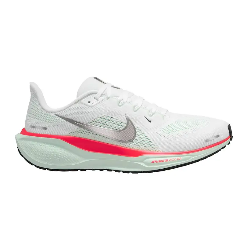 Pegasus 41 Bianco Metallic Argento - Scarpe Running Uomo EUR 43 / US 9 5