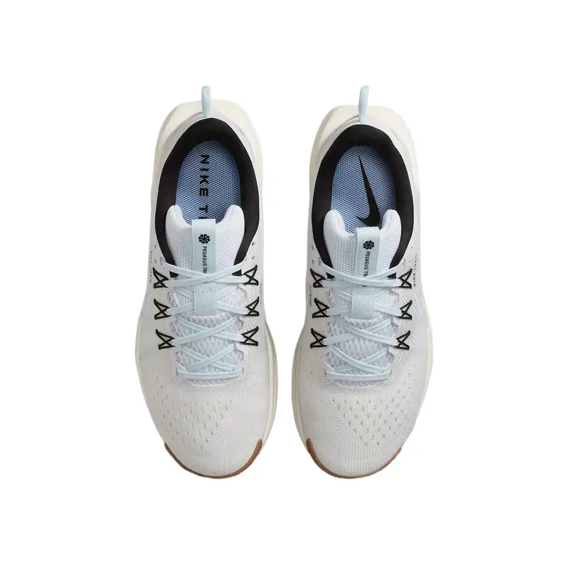 Pegasus Trail 5 Comode Versatili Alla Moda Tendenza Tessuto Scarpe da Corsa Basse Sneakers da Donna Argento Metallico DV3865-103 38 miniatura 2