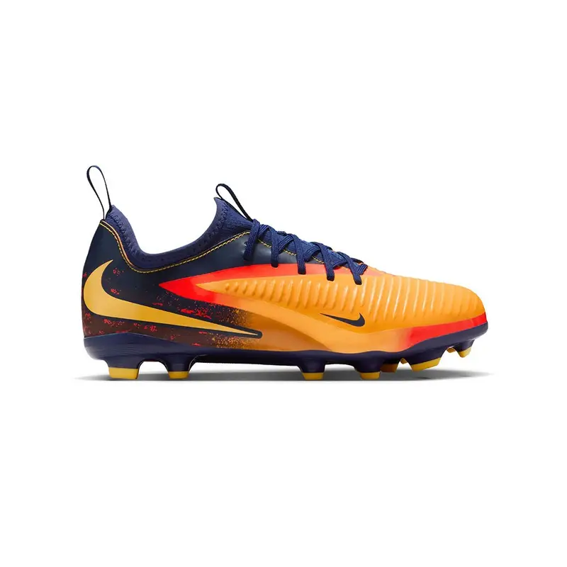 Phantom 6 Low Academy Fg Mg Eh Arancio Giallo Blu - Scarpe Da Calcio Bambino EUR 38 5 / US 6Y