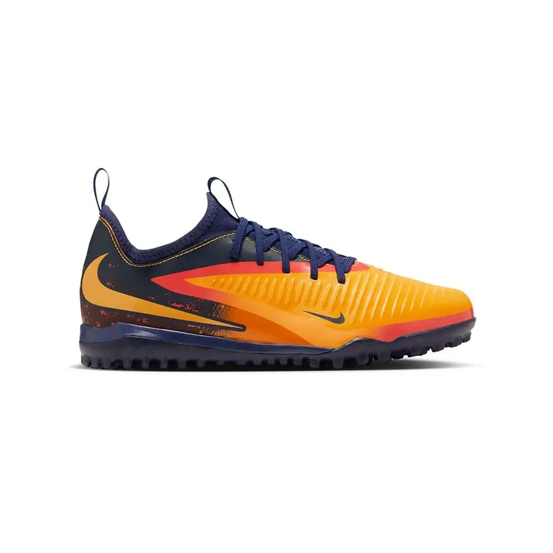 Phantom 6 Low Academy Tf Eh Arancio Giallo Blu - Scarpe Da Calcio Bambino EUR 35 5 / US 3 5Y