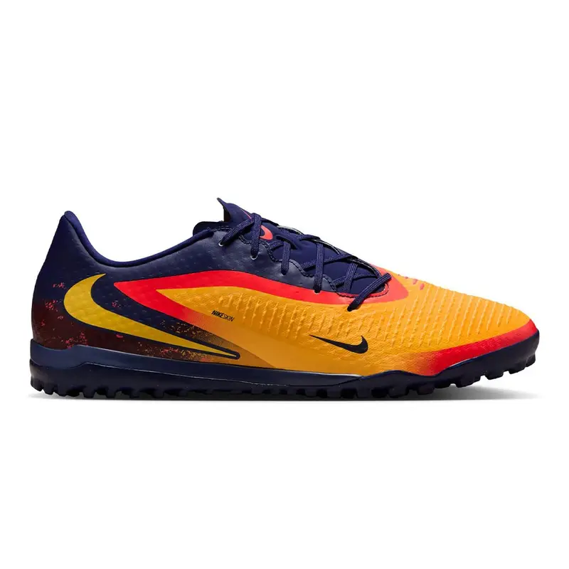 Phantom 6 Low Academy Tf Eh Arancio Giallo Fluo Blu - Scarpe Da Calcio Uomo EUR 41 / US 8