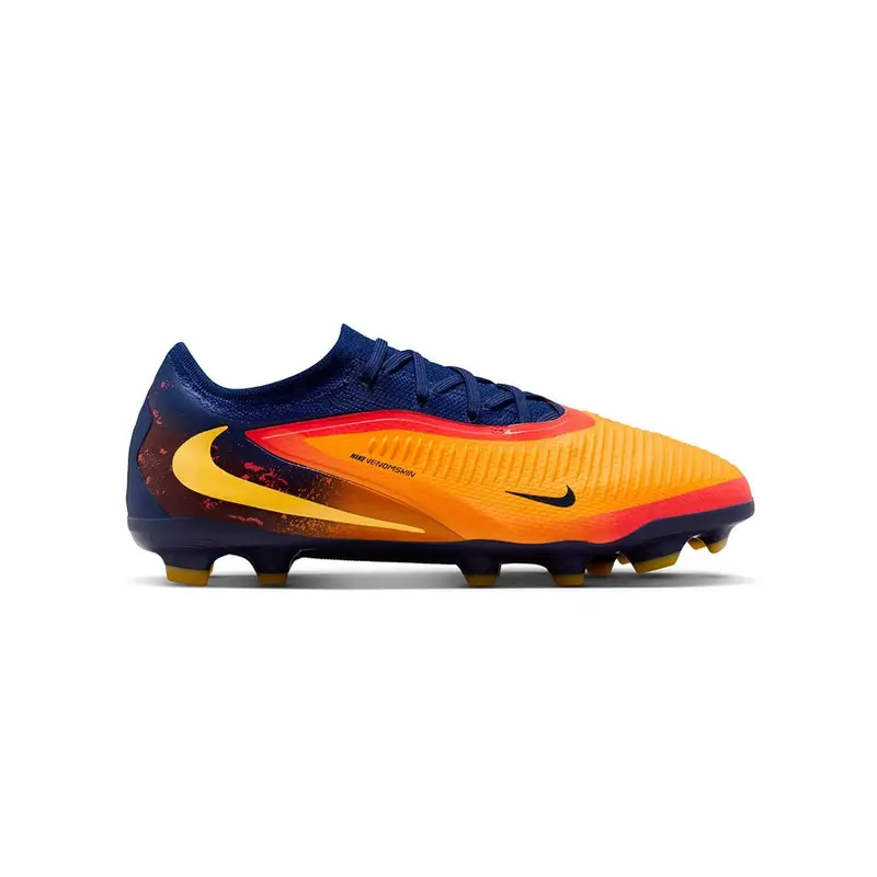 Phantom 6 Low Pro Fg Mg Eh Arancio Giallo Blu - Scarpe Da Calcio Bambino EUR 38 / US 5 5Y