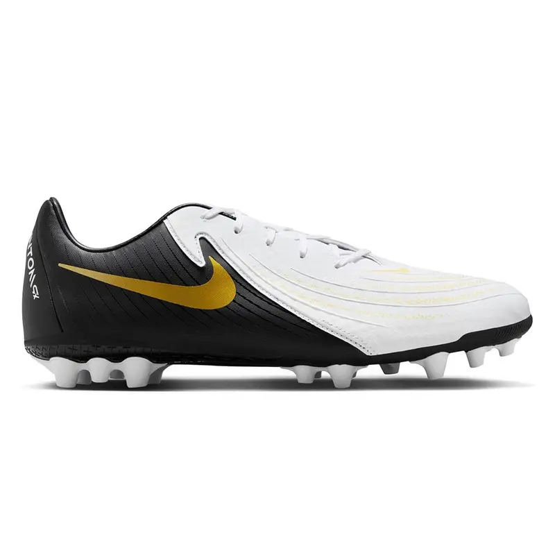Phantom Gx Ii Academy Ag Bianco Nero Oro - Scarpe Da Calcio Uomo EUR 46 / US 12