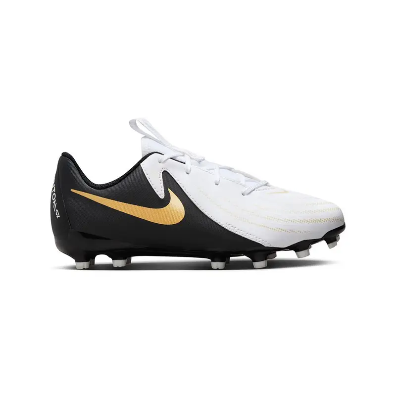 Phantom Gx Ii Academy Fg Mg Bianco Nero Oro - Scarpe Da Calcio Bambino EUR 38 5 / US 6Y