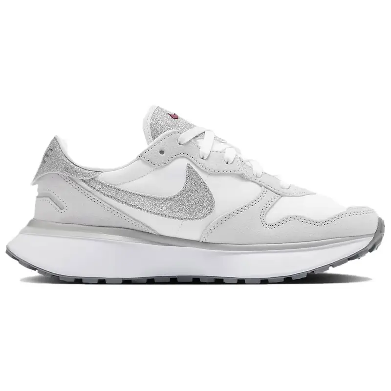 Phoenix Waffle Glitter Sneakers da Donna Grigio Bianco Grigio Freddo HQ3463-191 42 miniatura 5