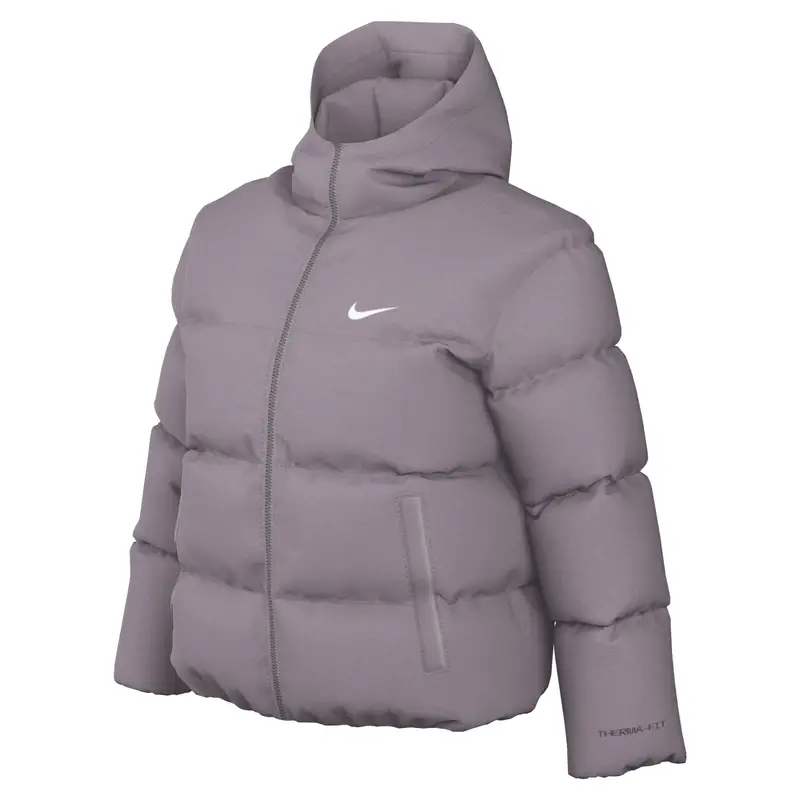 Piumino con cappuccio da donna Nike Classic Violet