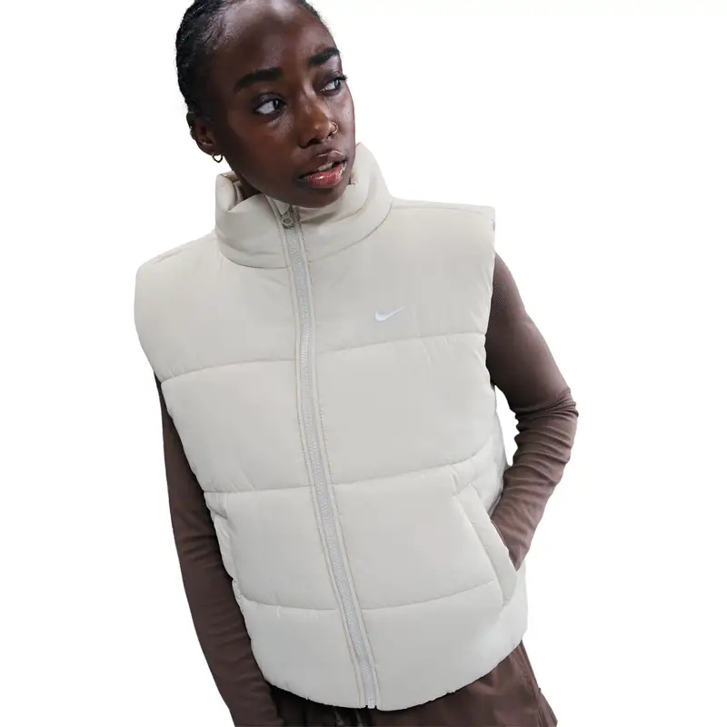 Piumino da donna Nike Classic Puffer Blanc