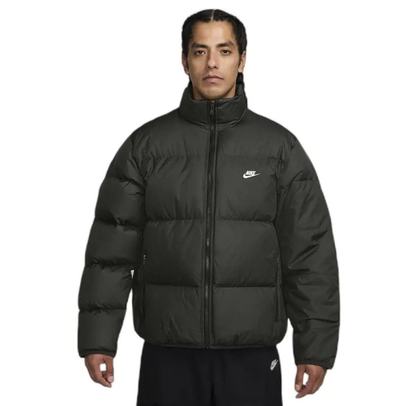 Piumino Nike Club Marron