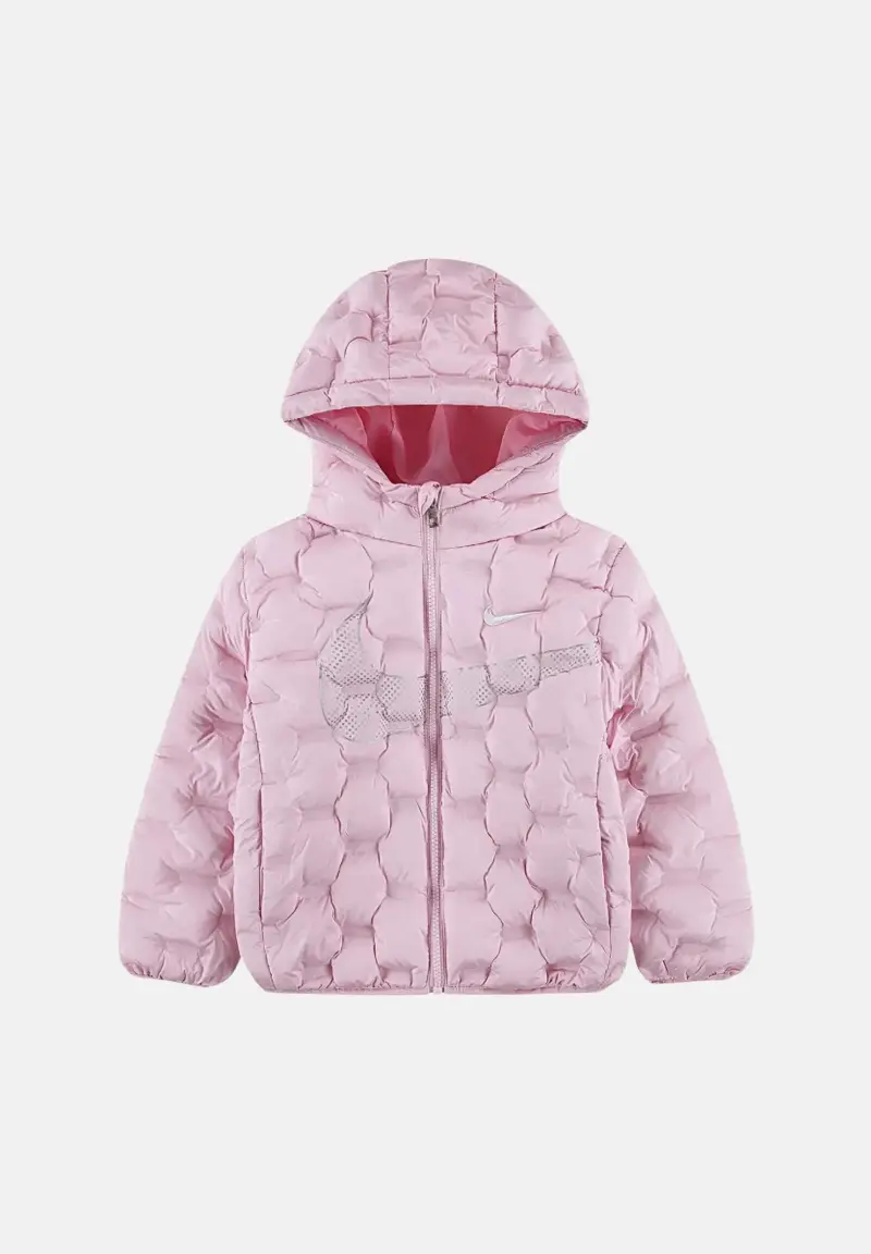 Piumino SEAMLESS QUILT rosa da bambina