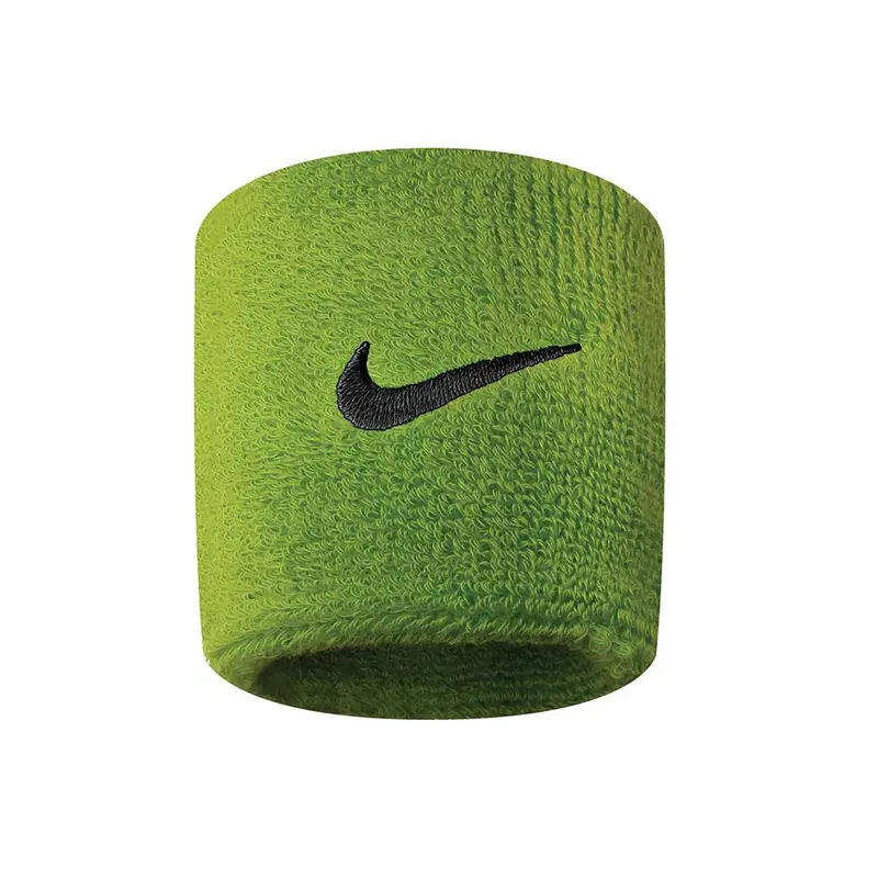 Polsini Tennis Tergisudore Swoosh Atomic Verde Nero Uomo TU