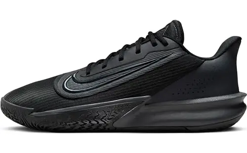 Nike Precision VII, Scarpe da Basket Uomo, Black/Anthracite, 45.5 EU