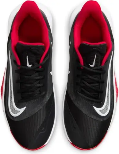 Nike Precision VII, Scarpe da Basket Uomo, Black/White/University Red, 45.5 EU miniatura 3