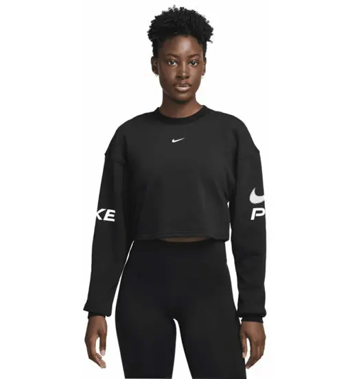 Pro Dri-FIT French Terry W - felpa - donna Black