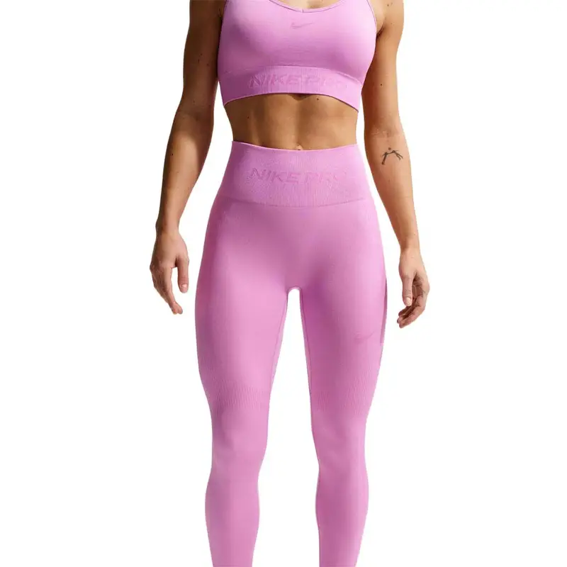 Pro Leggings Palestra Tight Seamless Rosa Donna L