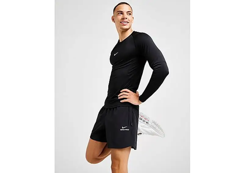 Nike Pro Long Shorts, Nero