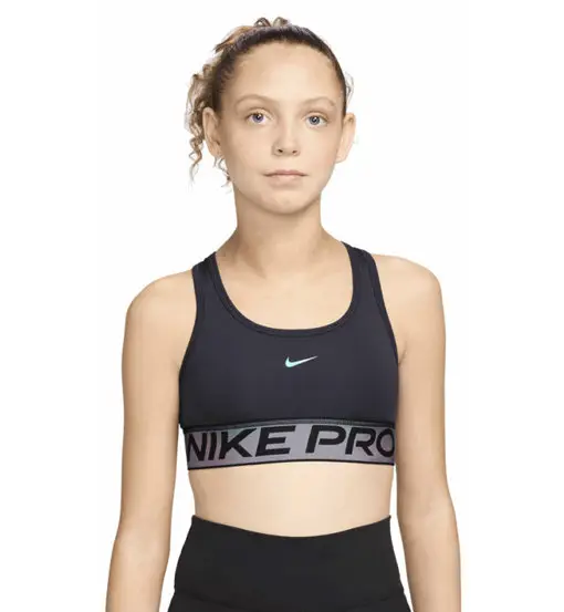 Pro Swoosh Jr - reggiseno sportivo basso sostegno - ragazza Black