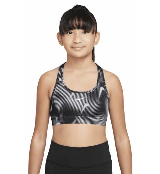 Pro Swoosh Jr - reggiseno sportivo basso sostegno - ragazza Black