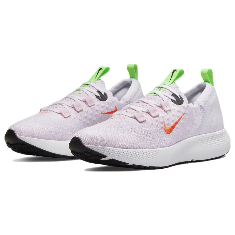 React Escape Run Flyknit Uva Chiaro Cremisi Brillante Sneakers da Donna Viola Rosa-Schiuma DC4269-500 38 5 miniatura 5