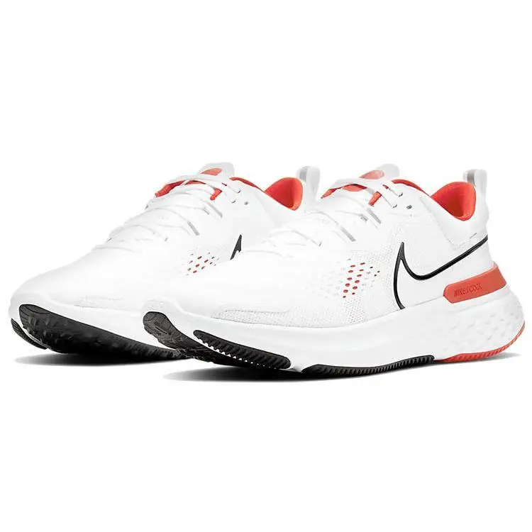 React Miler 2 Sport Minimalista Mesh TPU Assorbimento degli Urti Antiscivolo Resistente all Usura Scarpe da Corsa Basse Uomo sneaker Bianco Rosso Nero CW7121-100 40 5 miniatura 5