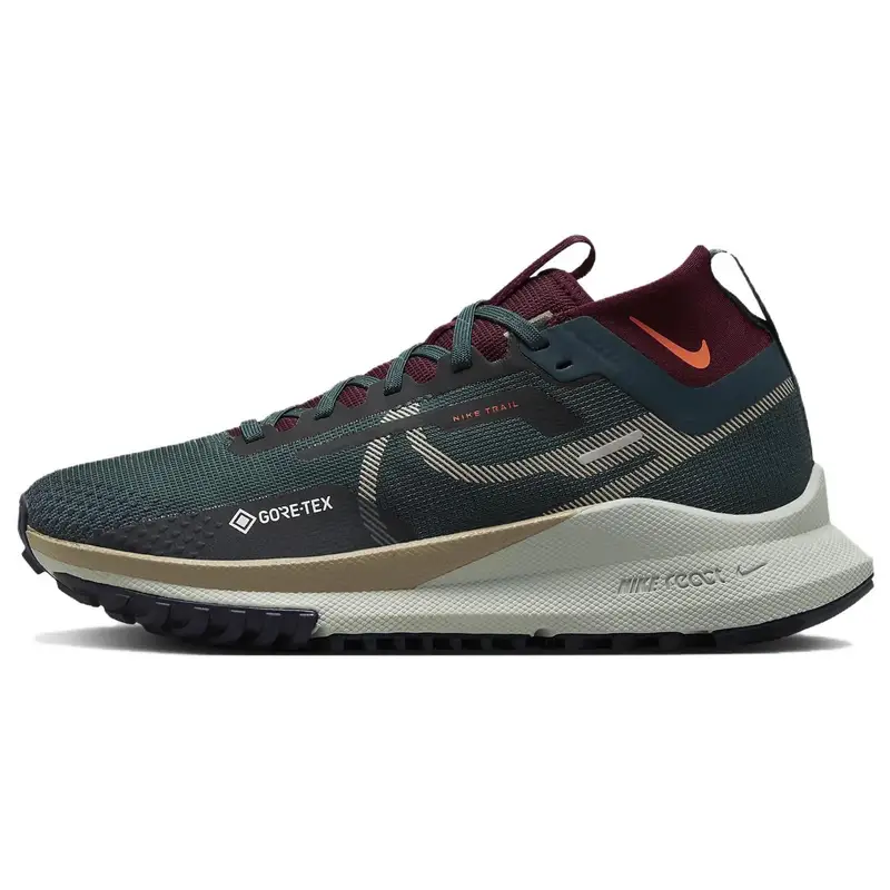 React Pegasus Trail 4 Gore Tex Deep Jungle Night Maroon Ashen Slate Khaki Donna DJ7929-302 40