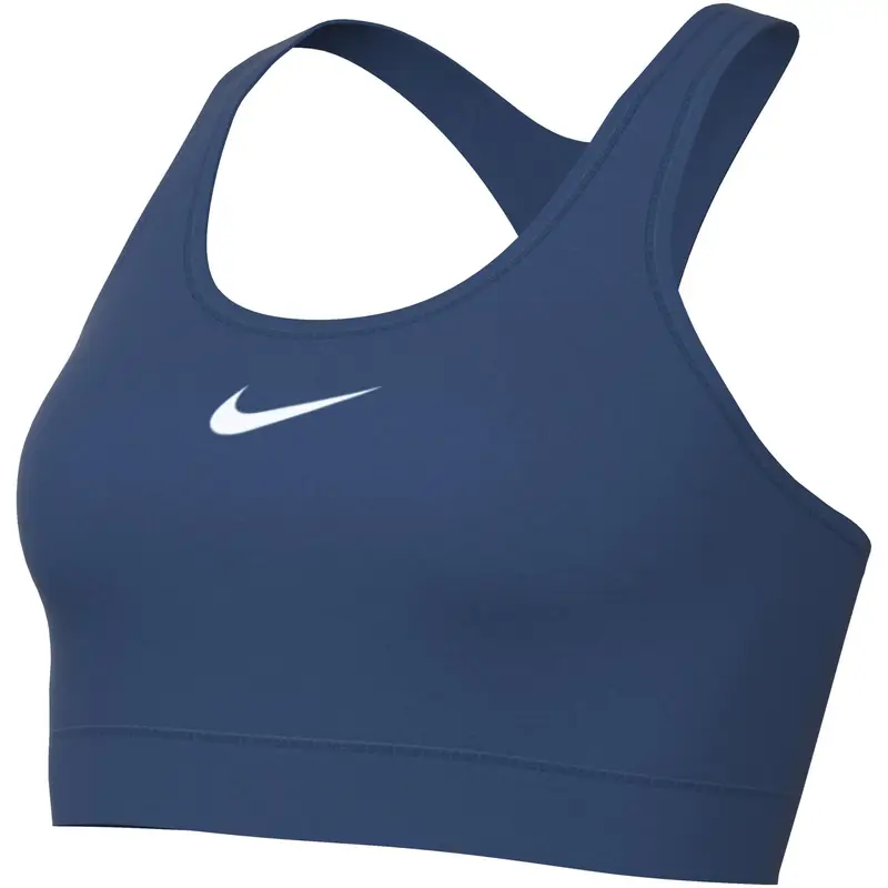 Reggiseno imbottito da donna Nike Swoosh Medium Support Bleu
