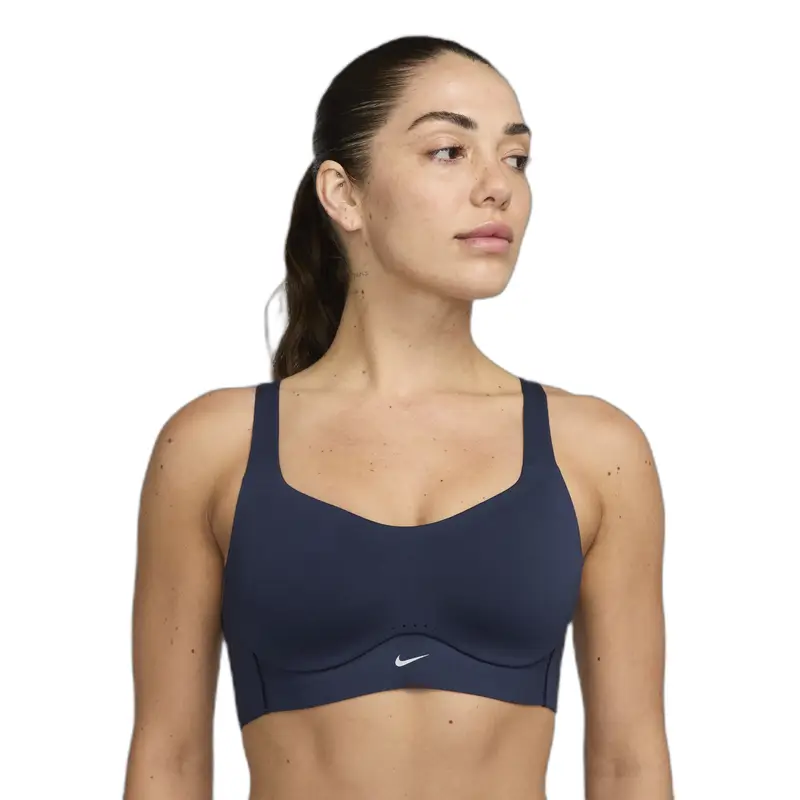 Reggiseno sportivo a sostegno elevato per donne Nike Alate Bleu