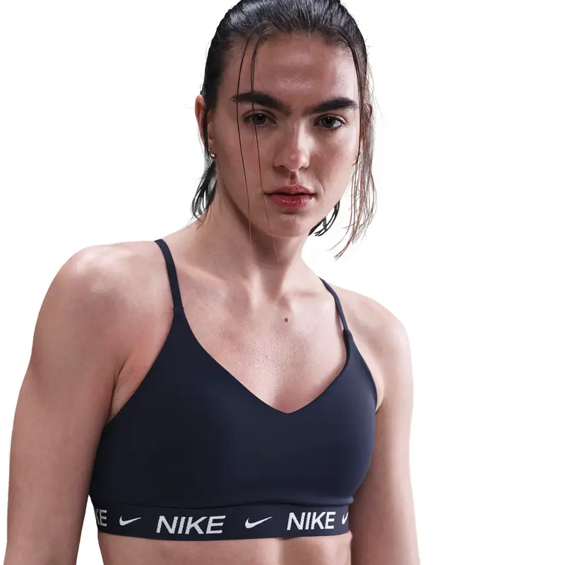 Reggiseno sportivo a sostegno leggero Nike Indy Bleu
