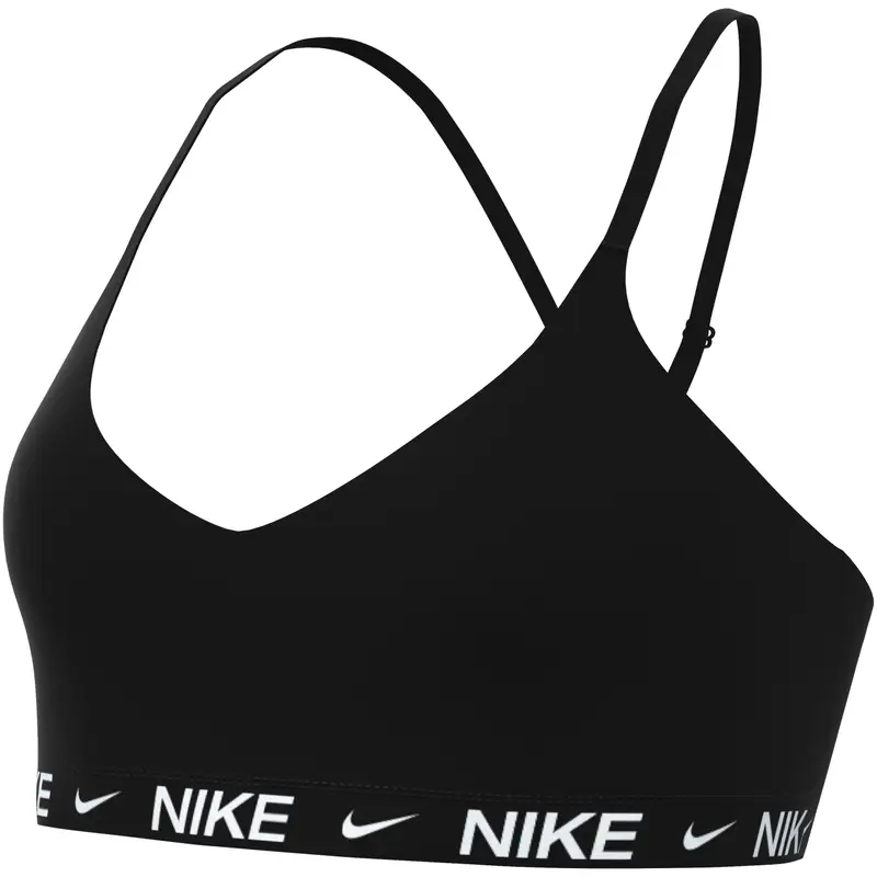 Reggiseno sportivo a sostegno leggero Nike Indy Noir