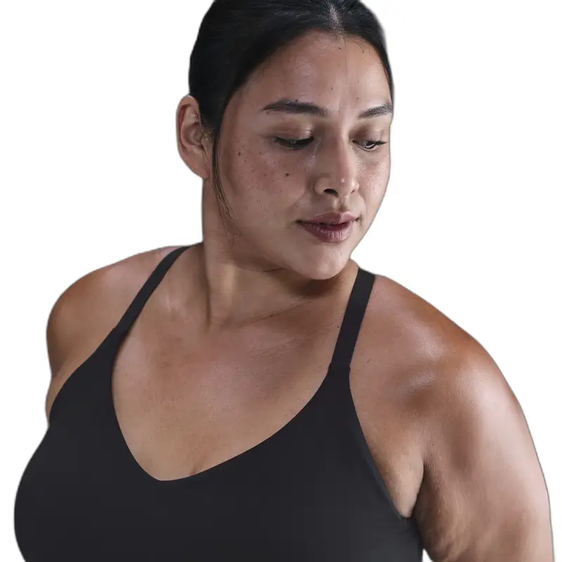 Reggiseno sportivo a sostegno leggero Nike Indy Noir