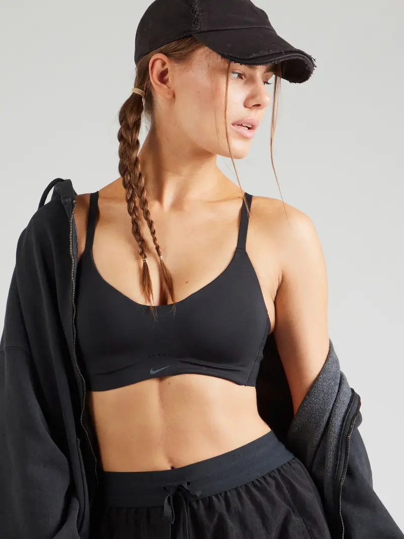 Reggiseno sportivo 'ALATE MINIMALIST' grigio / nero miniatura 2