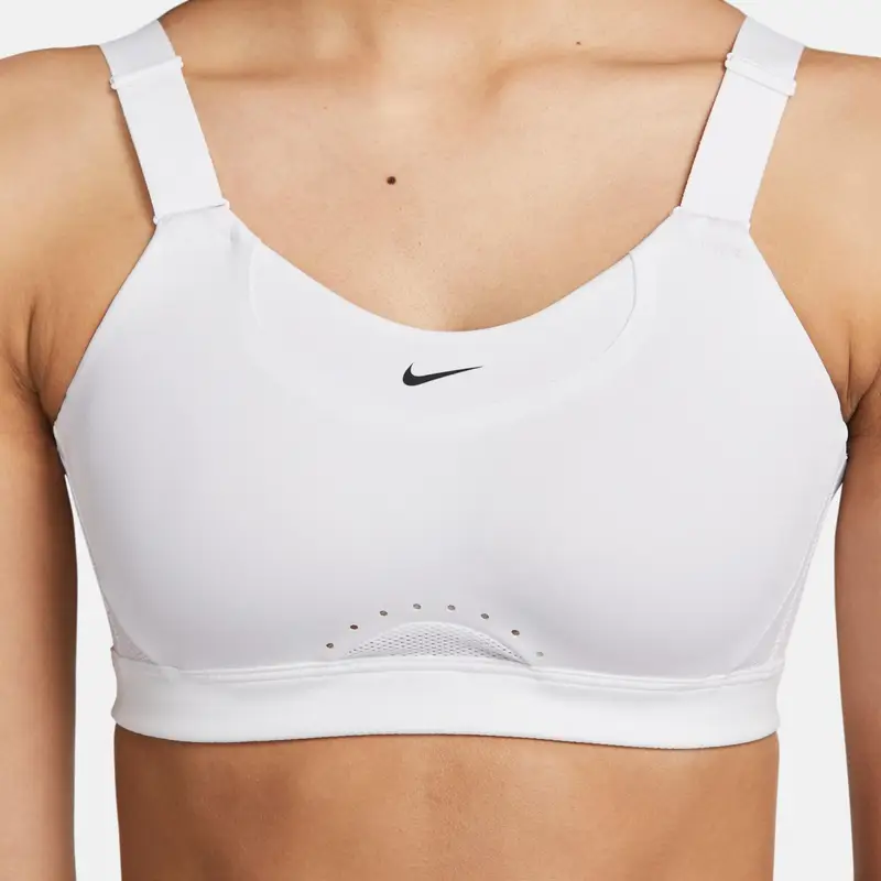 Reggiseno sportivo da donna Nike Dri-FIT Alpha Blanc