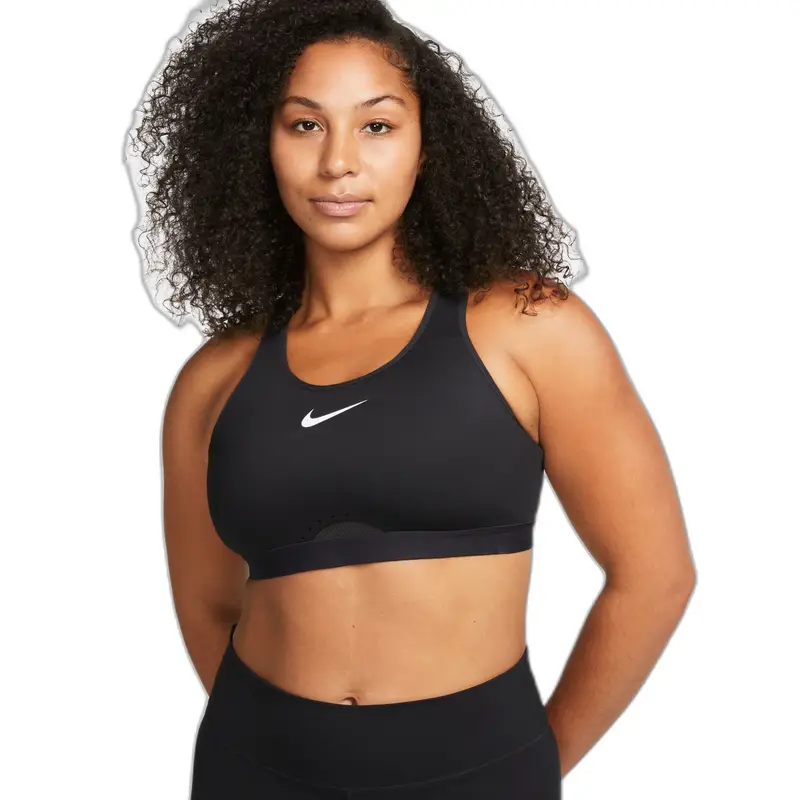 Reggiseno sportivo da donna Nike Dri-FIT Swoosh Noir