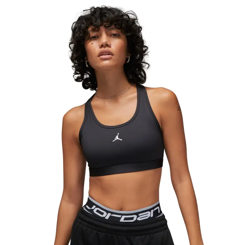 Reggiseno sportivo da donna Nike J SPT Jumpman Noir