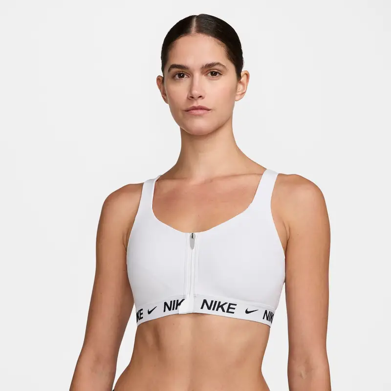 Reggiseno sportivo di sostegno superiore per Nike Indy Blanc