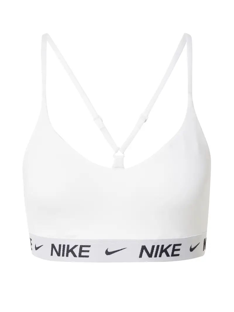 NIKE Reggiseno sportivo 'INDY'  navy / grigio chiaro / bianco