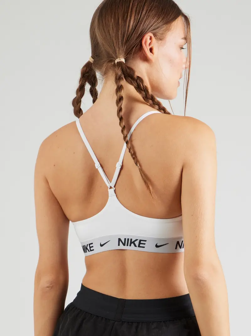 NIKE Reggiseno sportivo 'INDY' navy / grigio chiaro / bianco miniatura 2