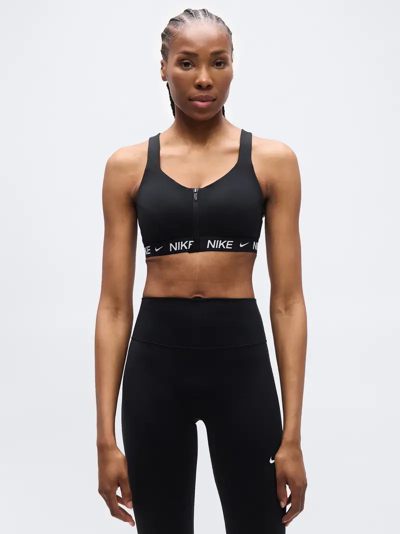 Reggiseno sportivo INDY nero / bianco miniatura 2