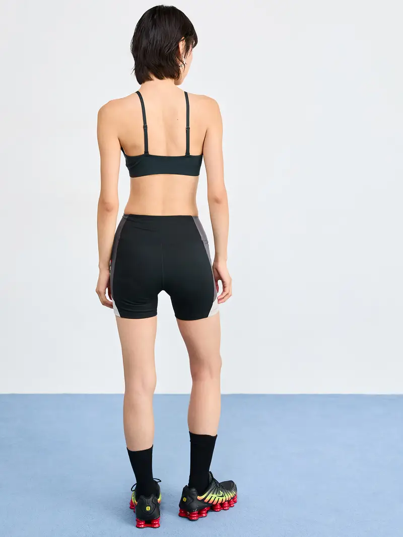 Reggiseno sportivo nero miniatura 3