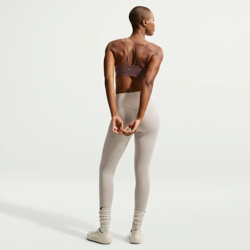 Reggiseno sportivo Nike Zenvy Marron