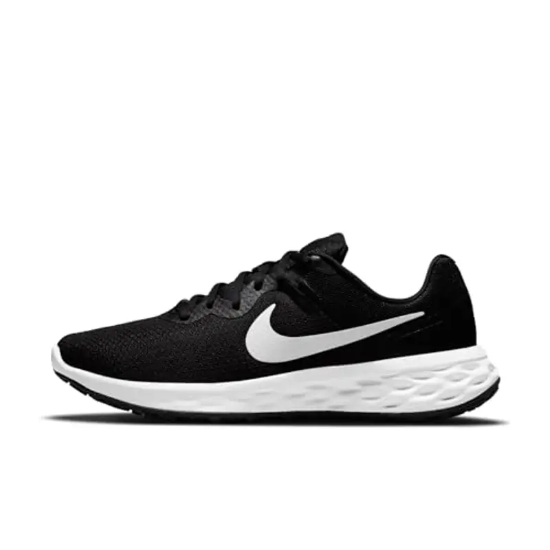 Nike Revolution 6, Scarpe de Gimnastica Uomo, Nero Bianco Grigio, 42 EU