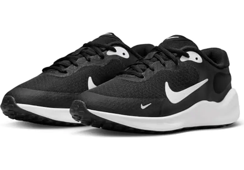 Nike Revolution 7 GS, Scarpe con Lacci, Black/White/White, 38 EU miniatura 2